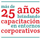 25 años brindando capacitación en entornos corporativos